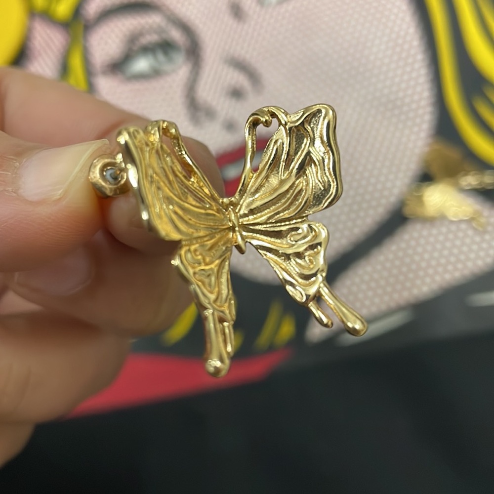 Beautiful butterfly earrings - Picture 4 of 6